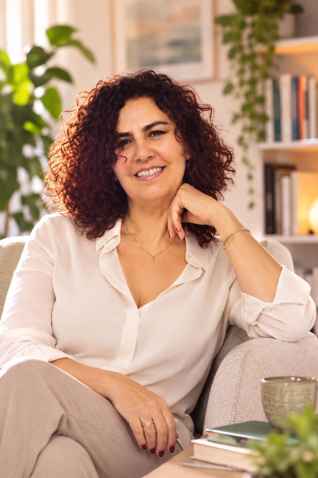 פורטרט של סילביה אוחיון, מטפלת רגשית